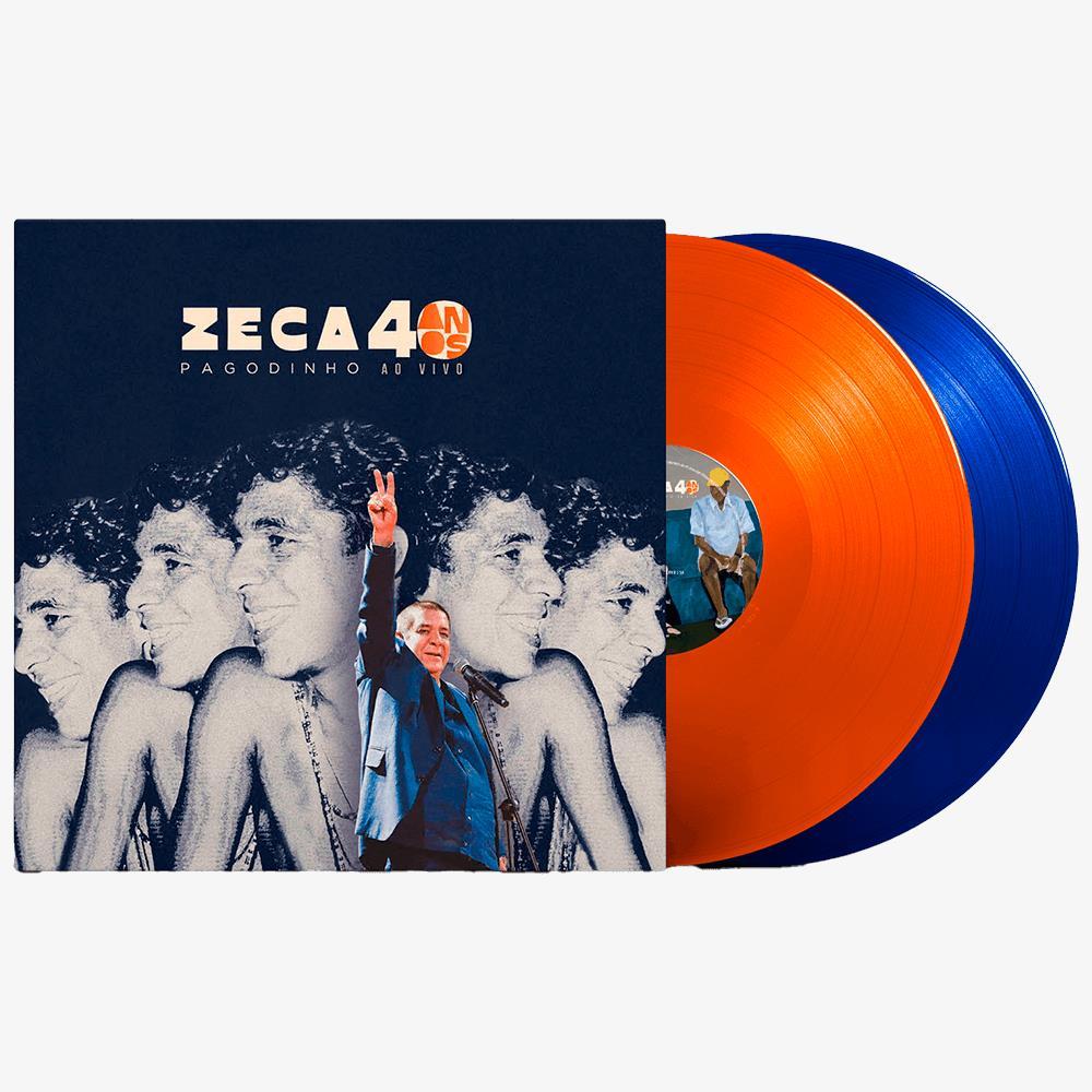 Vinil Zeca Pagodinho - 40 Anos (Ao Vivo No Rio de Janeiro 2024 / 2LP Laranja e Azul)