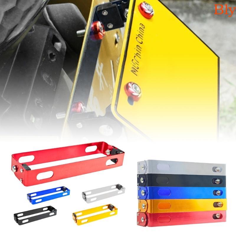 Suporte Placa Licença Bly Ajustável Para Elétrica Moto