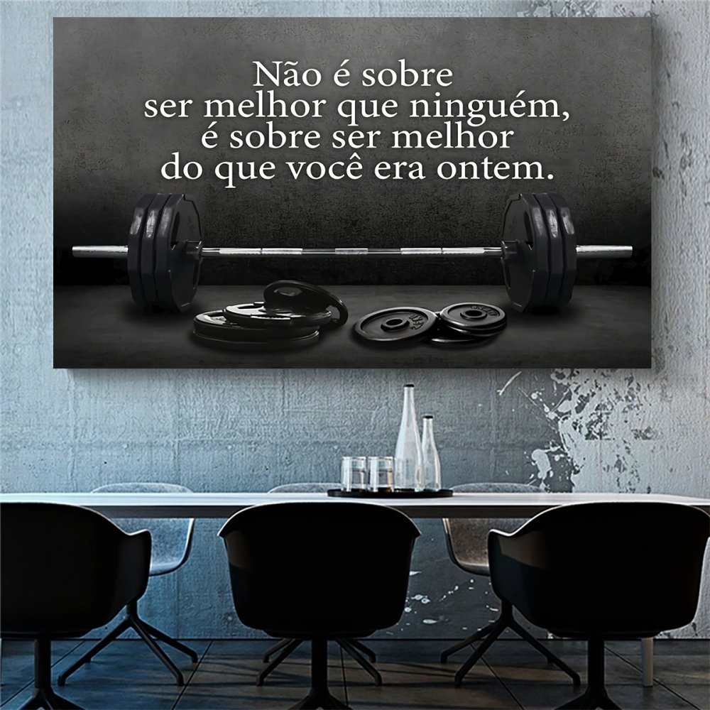 Quadro Decorativo GRANDE Alta Resolução Para Sala Quarto Escritório Quadro Melhorar Sempre