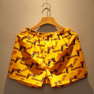 Algodão solto roupa interior masculina boxer respirável único seta calças casa Casual na moda calças de pijama masculino