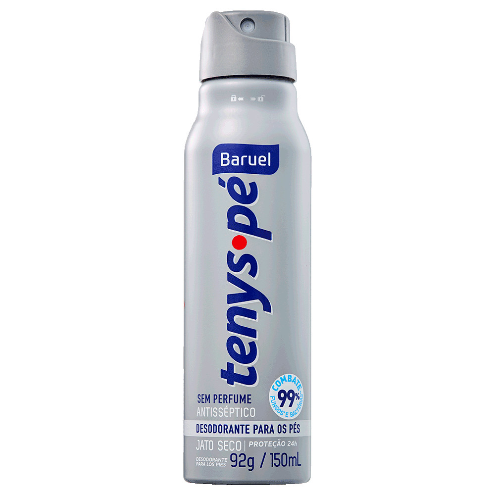 Tenys Pe Baruel Aerossol Sem Perfume 92g