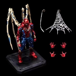 Marvel Avengers Treinamento de Mil Valores Homem de Ferro Homem-Aranha Deadpool Modelo Móvel Conjunto