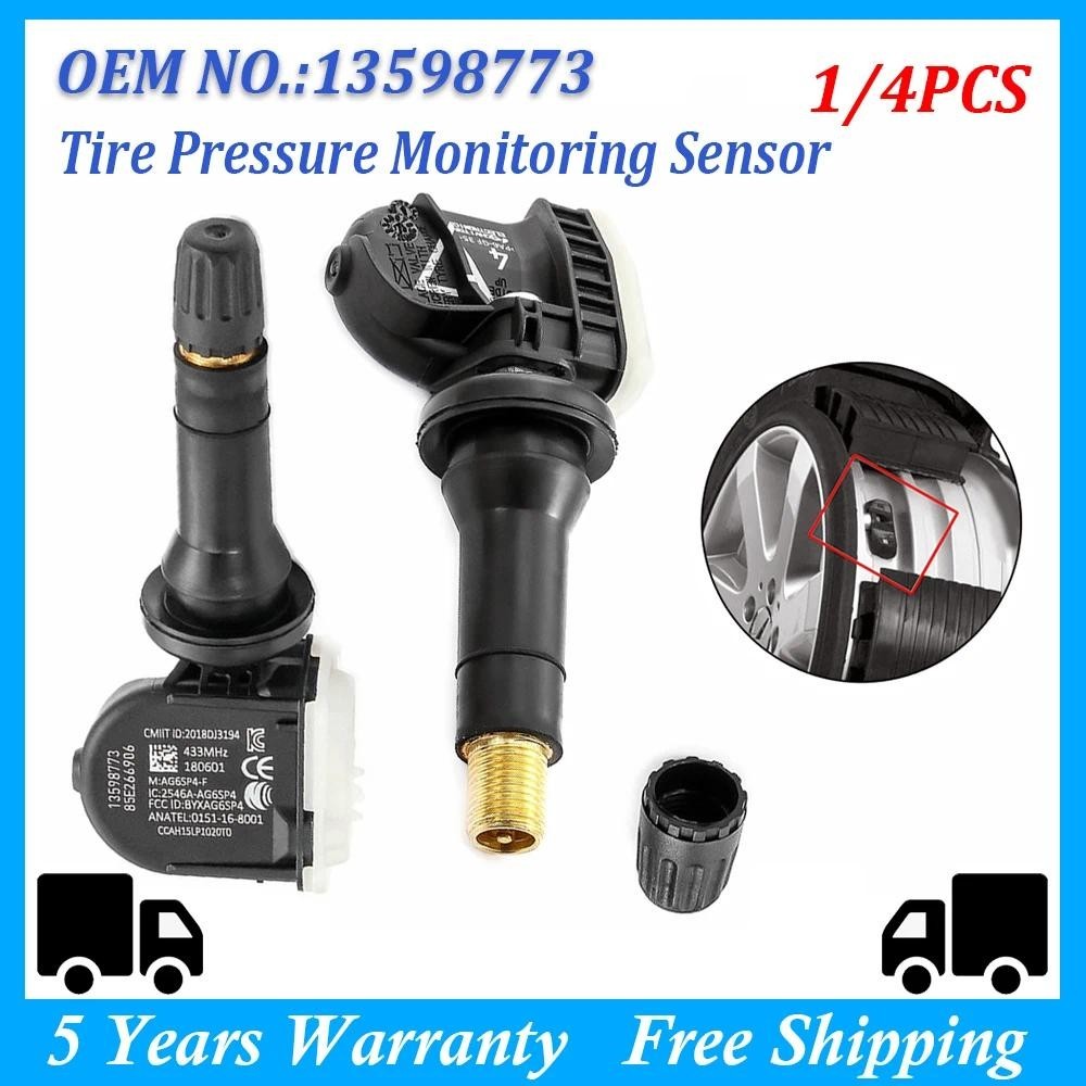 1/4 Pçs TPMS Sensor De Monitoramento Pressão Dos Pneus Para Buick LaCrosse Regal Cadillac CT6 Chevrolet Camaro Cruze Mal
