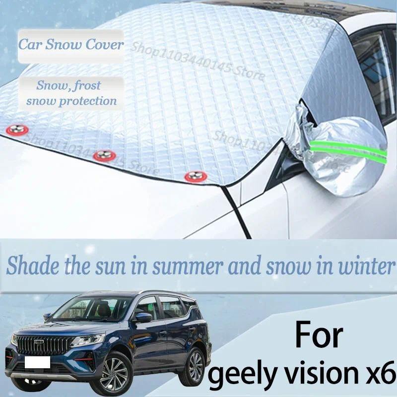 Para geely vision x6 Carro Neve Pára-Brisas , Geada , Poeira E Viseira UV , Roupas De Inverno , Magnético Grosso