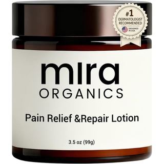 Loção Mira Natural para Alívio e Reparação, Fórmula de Rápida Absorção e Não Oleosa para Aliviar o Desconforto Muscular 