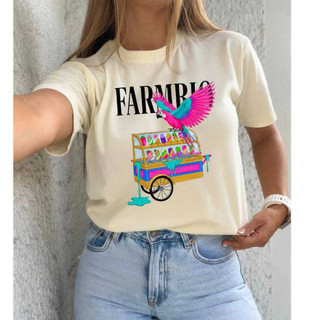 Tshirt Feminina com Estampa Exclusiva Rio Passaro Camiseta Blusa Premium Fio 30.1 em 100% Algodão