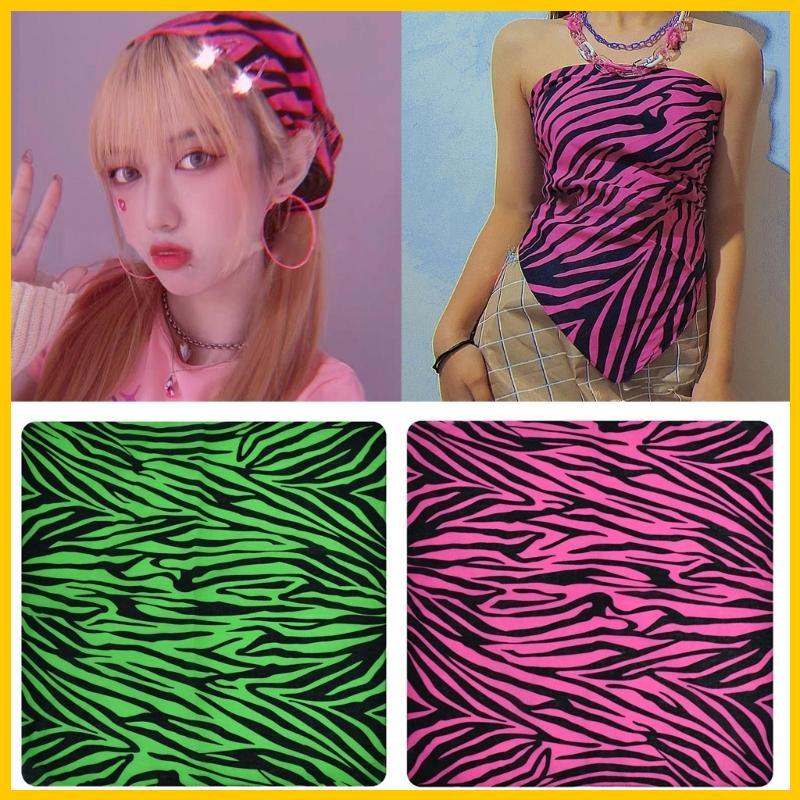 Melhor Lenço Hiphop Headwrap Zebras Listrado Bandana Rosto Para Unissex