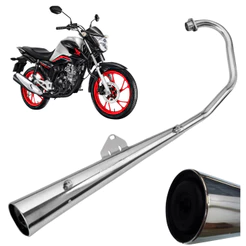 Escapamento escape Estralador De Lata mot Cg 160 Fan Start Cargo 160 2016 a 2024 - Polimet