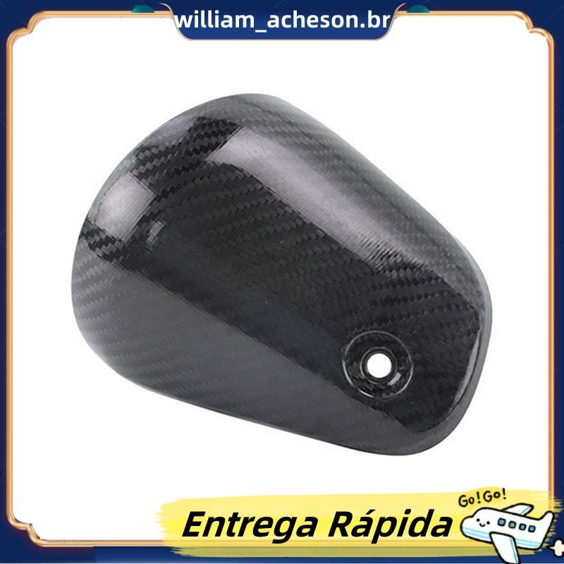 Silenciador De Escapamento De Motocicleta , Capa De Tubo De Fibra De Carbono Anti-Queimadura , Proteção Térmica Para Cb1
