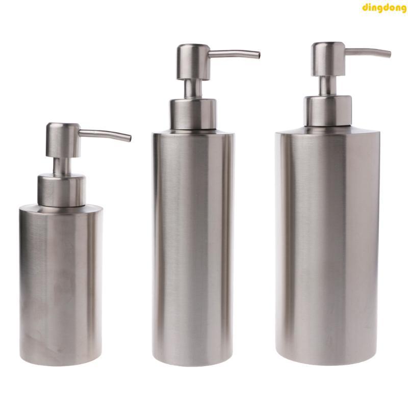 Pet11 304 Aço Inoxidável Líquido Loção Dispensador Garrafa Cozinha Banheiro