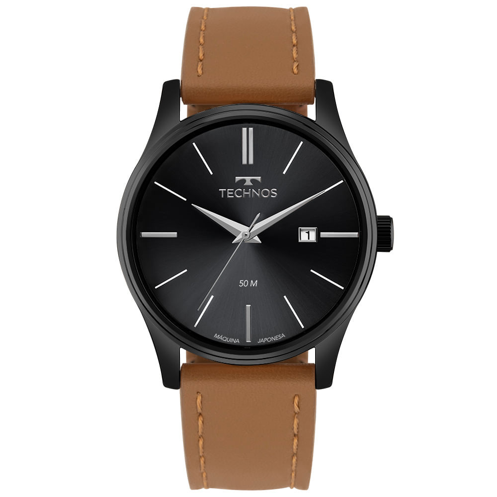 Relógio Technos Masculino Steel Preto - 2115UBR/0P