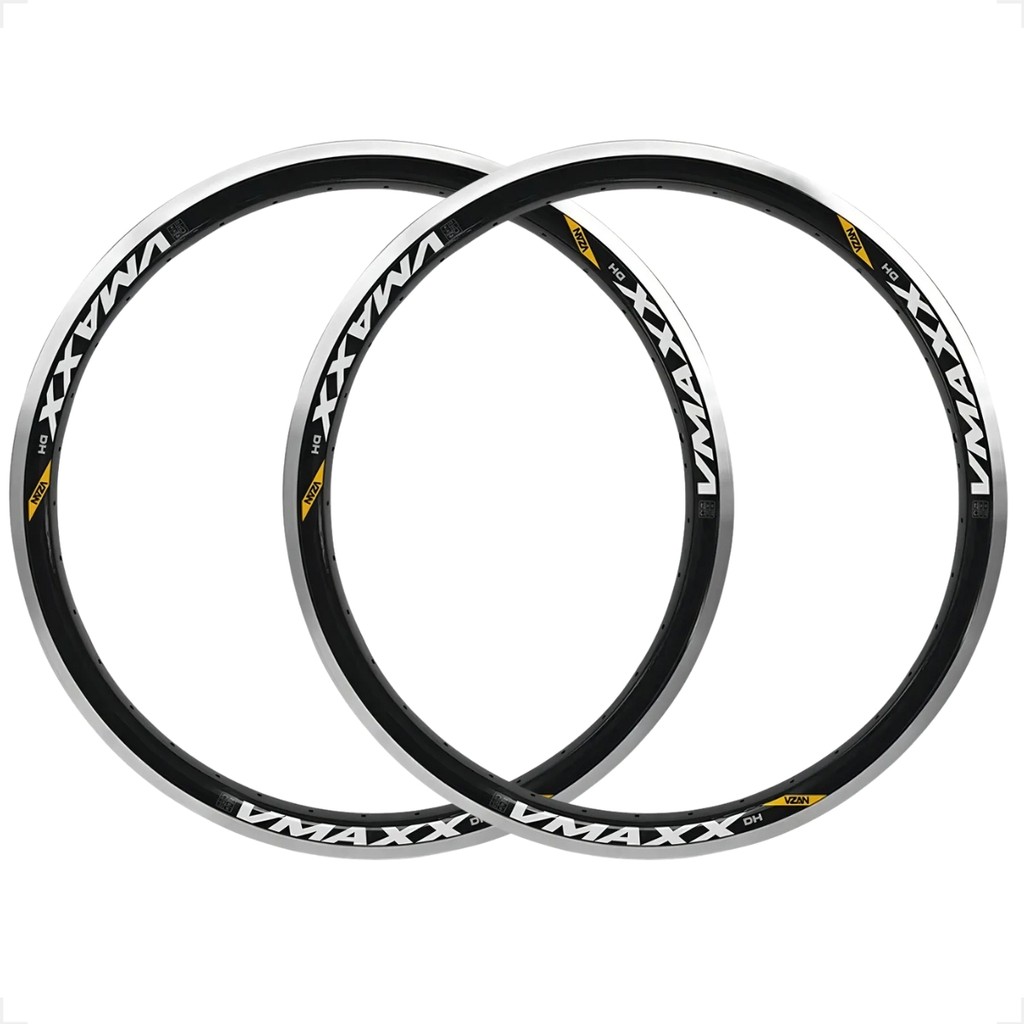 Par Aro folha roda Vzan 20 Aero Vmaxx V-brake 36 Furos Sem Ilhos Bicicleta Bike Freeride