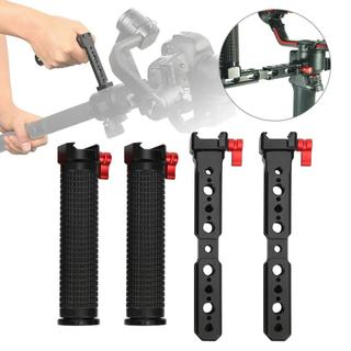 Estabilizador Dual Handle Grip Extended Light Monitor Bracket Stand para DJI RS 2/RSC 2 StabilizerBlack