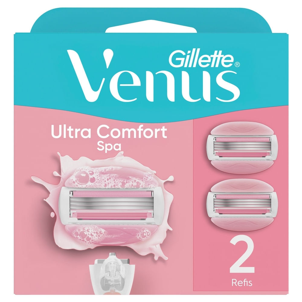 Carga para Aparelho Gillette Venus Ultra Comfort Spa 2 Unidades