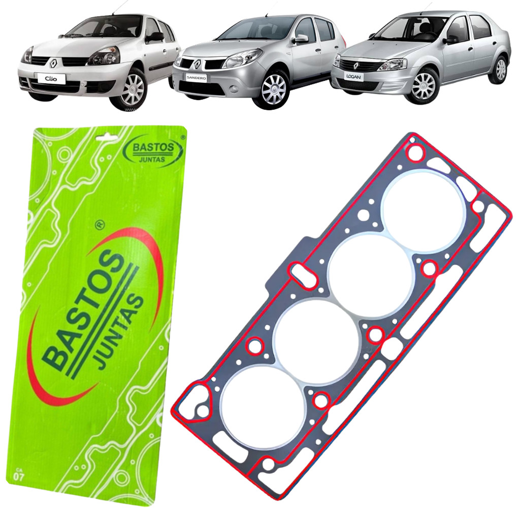 Imagem Junta Cabeçote Renault Logan  Sandero 1.6 8v K7m Flex
