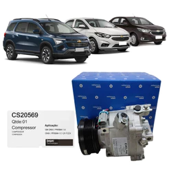 Compressor Ar Condicionado Chevrolet Onix 1.0 8V 2012/2019