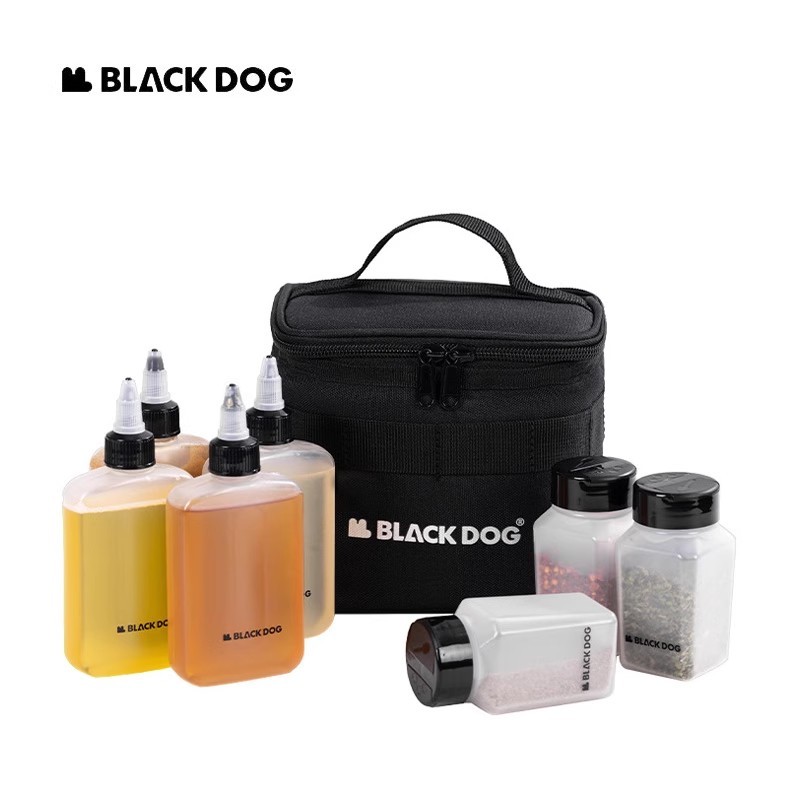 Blackdog blackdog portátil tempero garrafa conjunto churrasco tempero Jar Sub-engarrafamento carro tempero pacote caixa 
