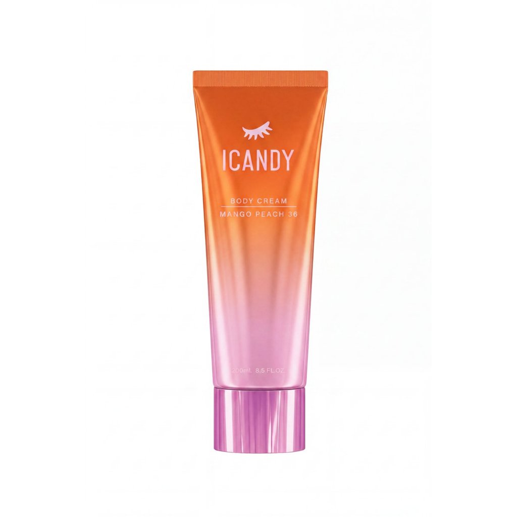 Creme Hidratante Perfumado Icandy Frozen Mango Peach 36 Feminino 200ml