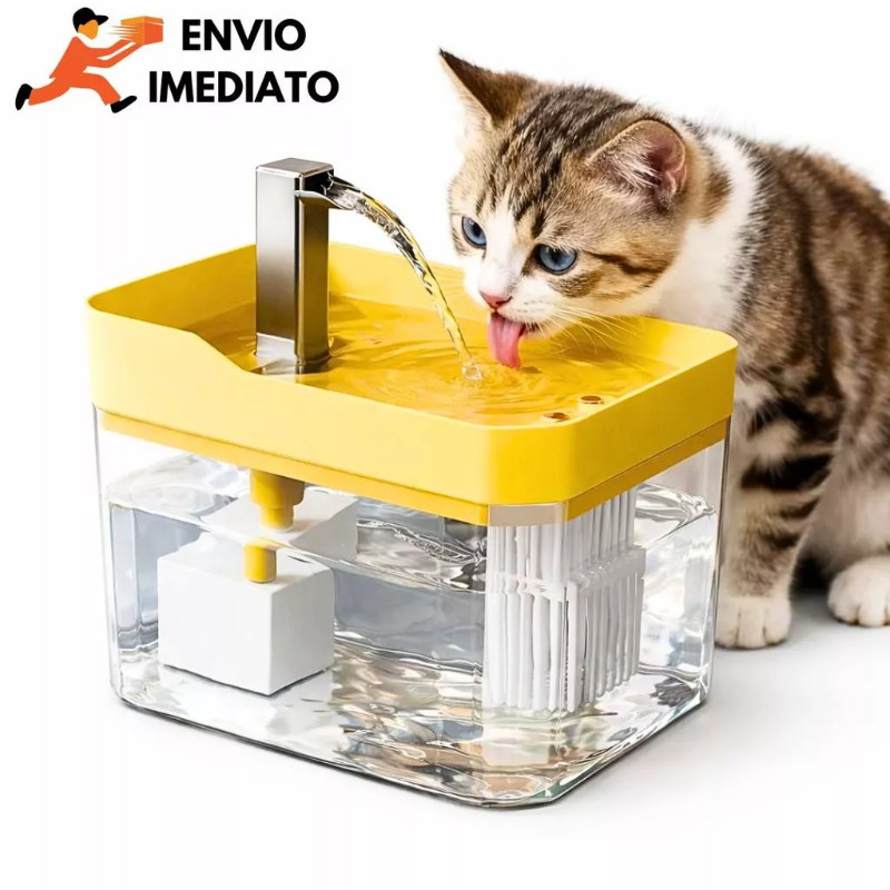 Kit Fonte bebedouro Gatos e Cachorro Bivolt Automática bebedouro gato Bombinha Aquario 1500ML - Autêntico