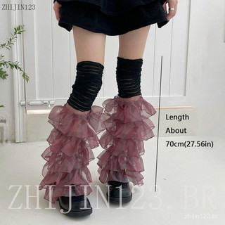 Meias de Renda Lolita para Cosplay de Anime, Meias Acima do Joelho, Podem Ser Combinadas com Leggings LGBK