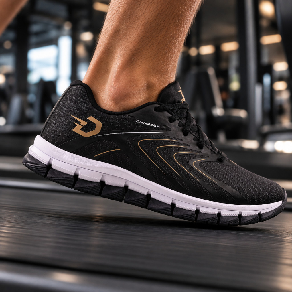 Tênis Feminino Masculino Corrida Academia Dynamix Caminhada Treino Musculação Confortavel