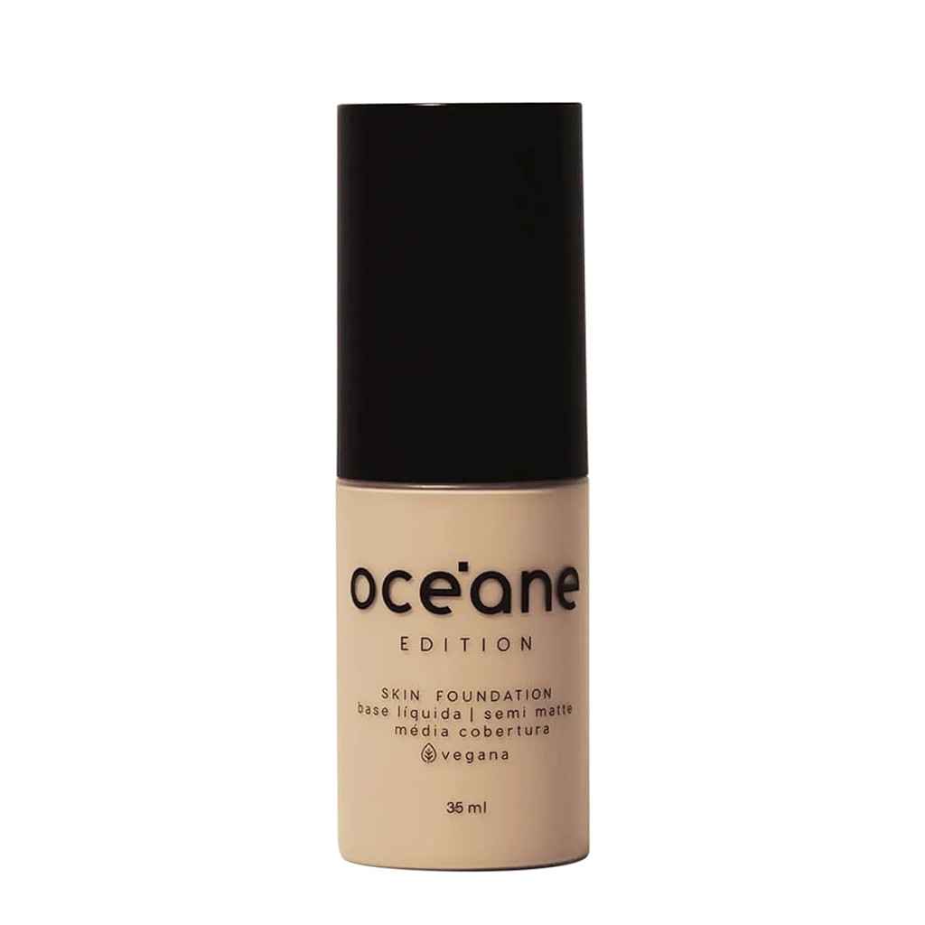 Océane Edition Skin Foundation 210l - Base Líquida Clara Semi-Matte 35ml em Oferta na Shopee