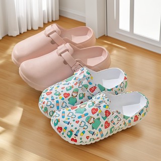 Sapatos De Enfermeira Antiderrapantes Respiráveis – Chinelos Médicos Cobertos Com Dedos Para Homens E Mulheres
