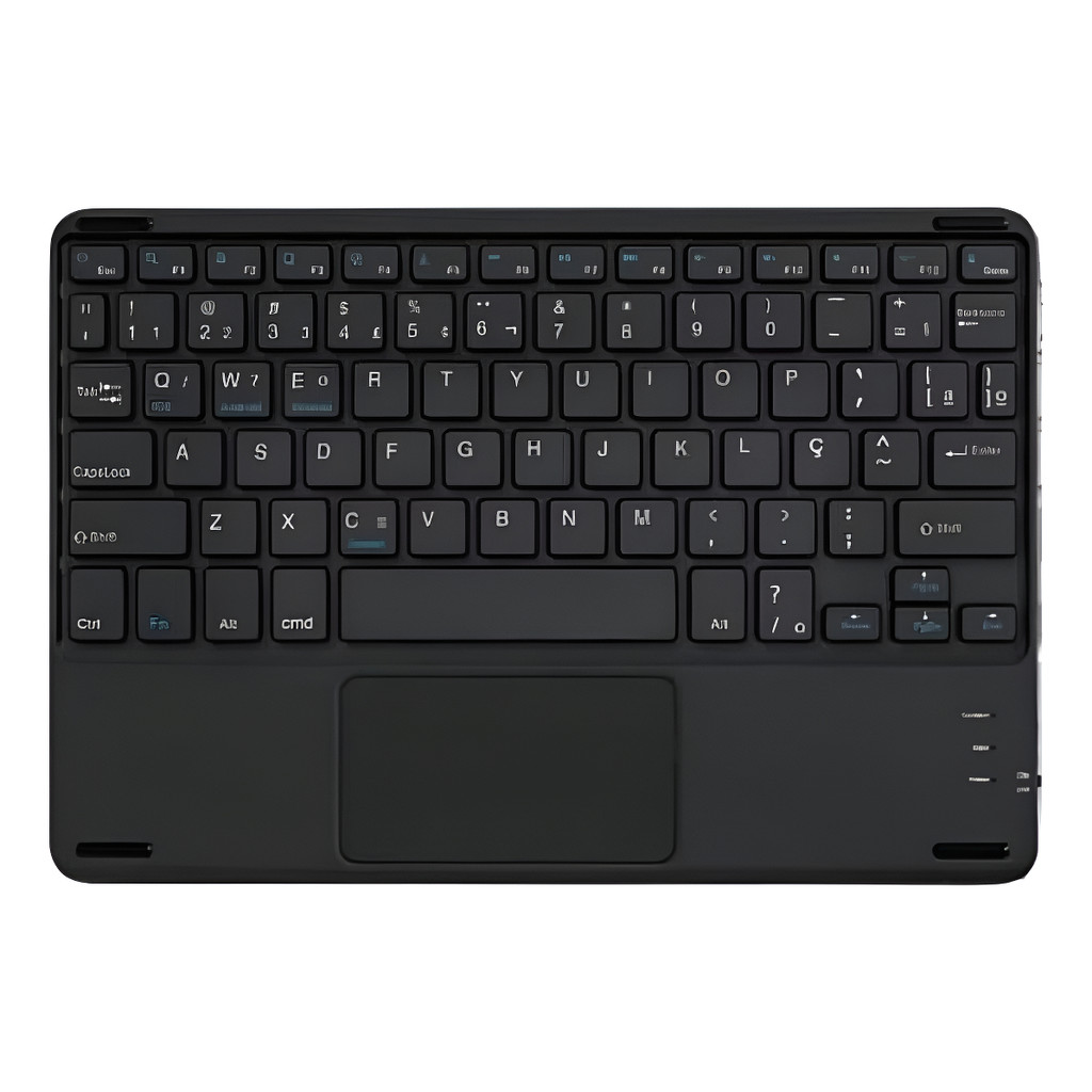 Teclado Sem Fio Bluetooth Com Touchpad Integrado para tablets, laptops, celulares, etc.