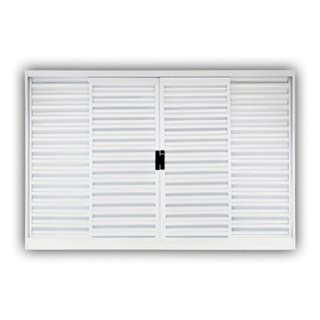 Janela de Aço Veneziana de Correr 100x120cm 4 Folhas Minas Sul Mgm 100cm x 120cm em Oferta na Shopee