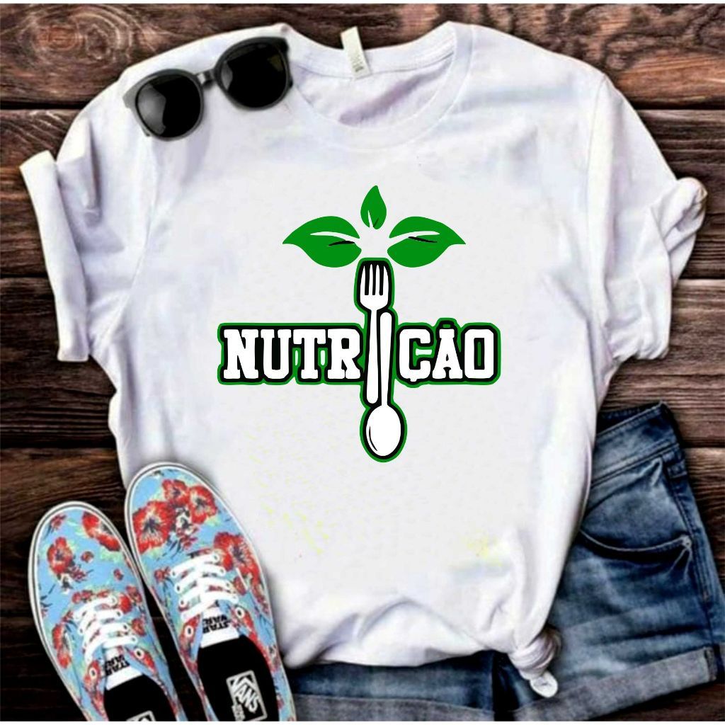 Camisa Nutrição Blusa 09 T-Shirt Camiseta  Blusa Feminina ou Masculina Unissex DR