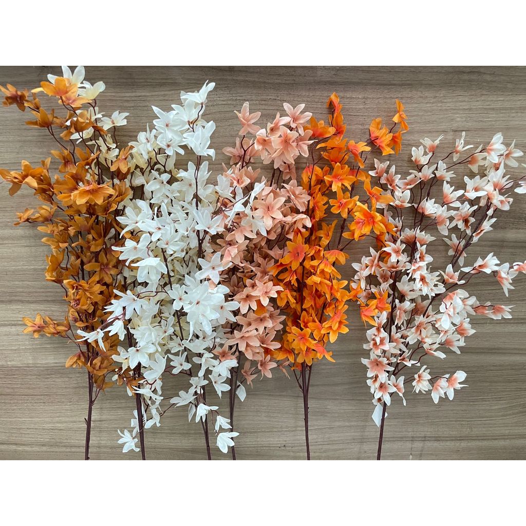 Galho Artificial de Magnólia Selvagem 110cm/H0001 em Oferta na Shopee