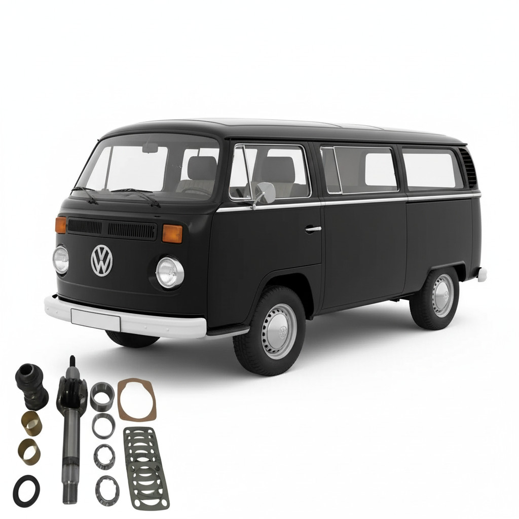 Kit Reparo Caixa de Direção Volkswagen Kombi Flex - Rolamentos Buchas Retentores Até 2014