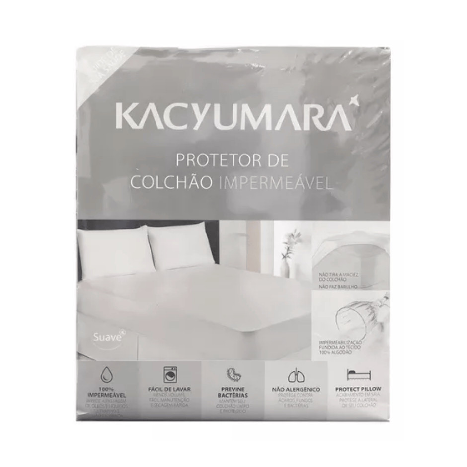 Protetor De Colchão Algodão Impermeável Kacyumara em Oferta na Shopee