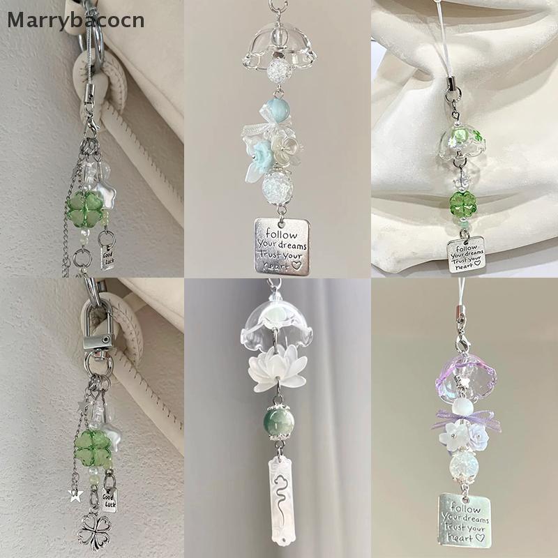 [MAR] Chaveiro Transparente Cute Wind Chime Pingente Cordão Para Celular Bolsa Acessórios Decorativos Decorações Casa CO em Oferta na Shopee