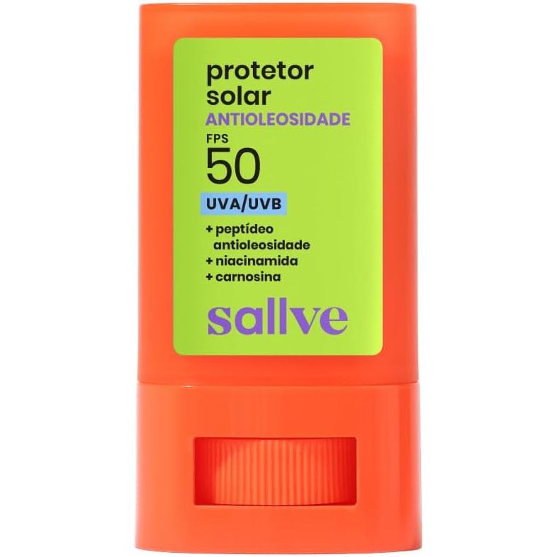 Sallve Protetor Solar Stick Anti-Óleo FPS50 15g