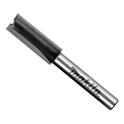 Fresa Paralela Makita D-67751 Dupla 10mm Haste 6mm para Tupia Madeira Aço Profissional Marcenaria Reta
