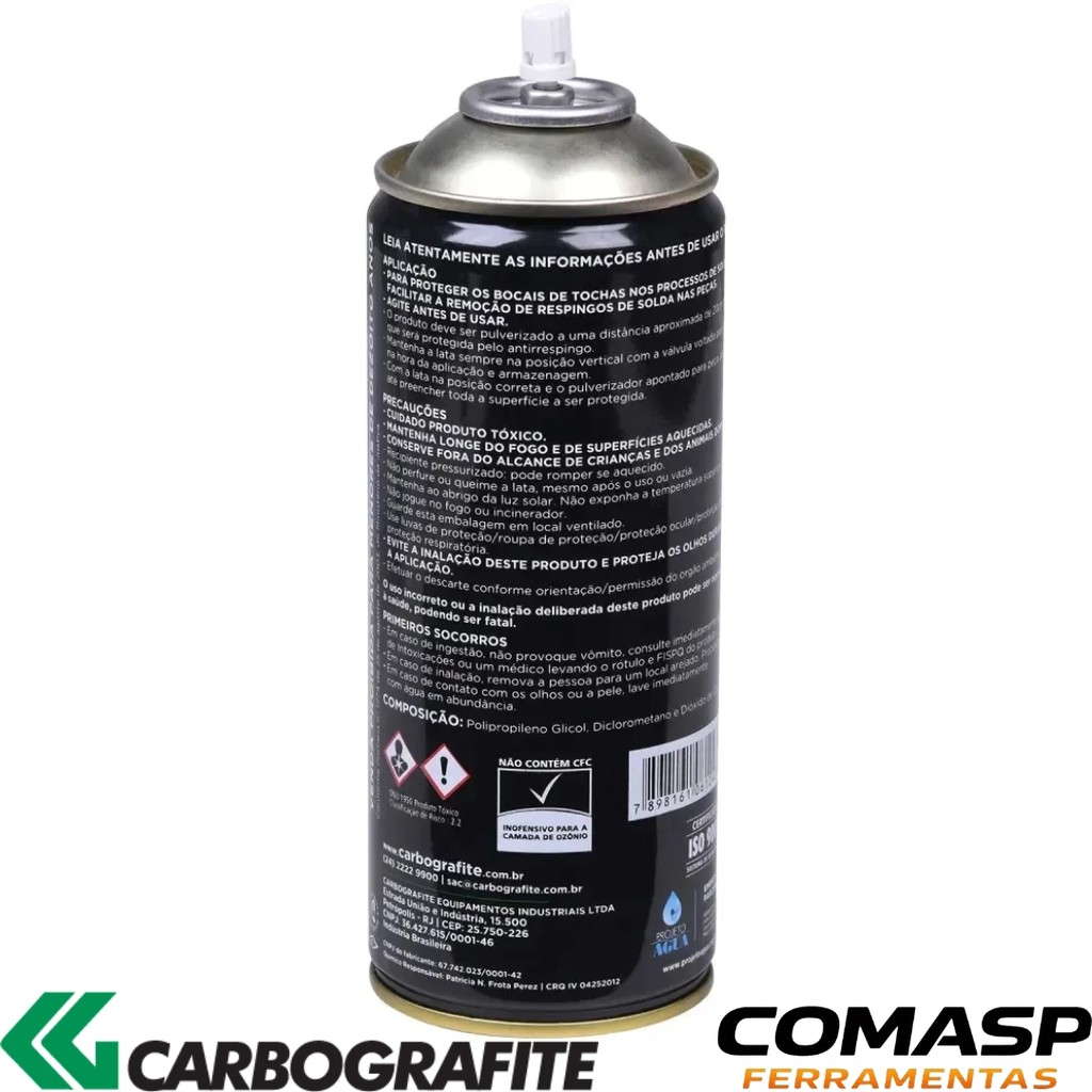 Spray Anti Respingo de Solda 300Ml Sem Silicone Carbografite · foto 2