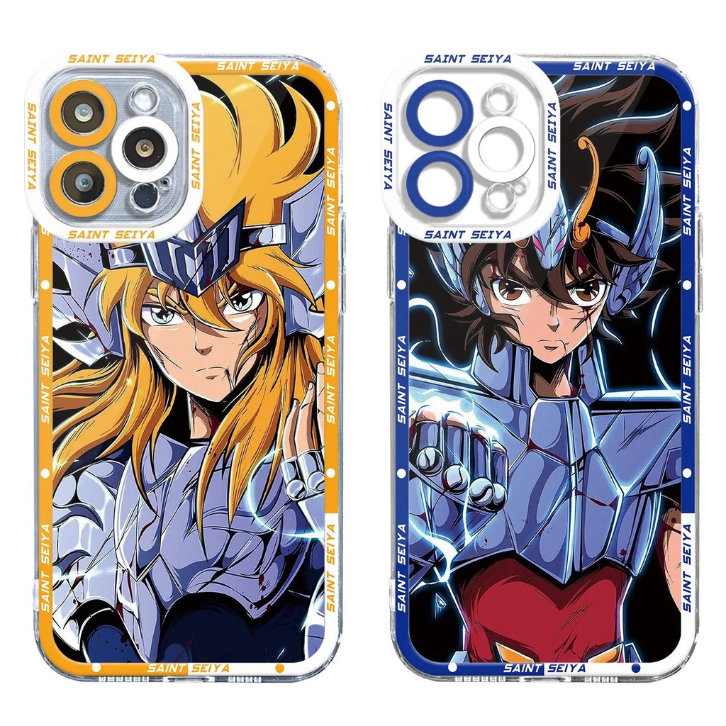 Saint Seiya Hyoga Shiryu Capa Para Samsung A05 A05S A12 A03S A02S A32 A23 A25 A56 A04 A04E A54 A22 A04 5G Caso Transpare