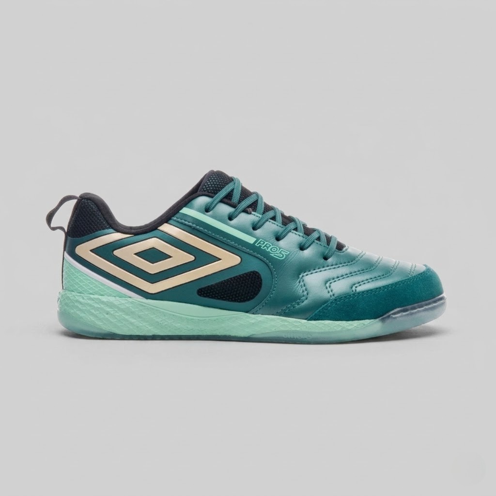 Chuteira Masculina Futsal Umbro Pro 5 Bump Original Verde