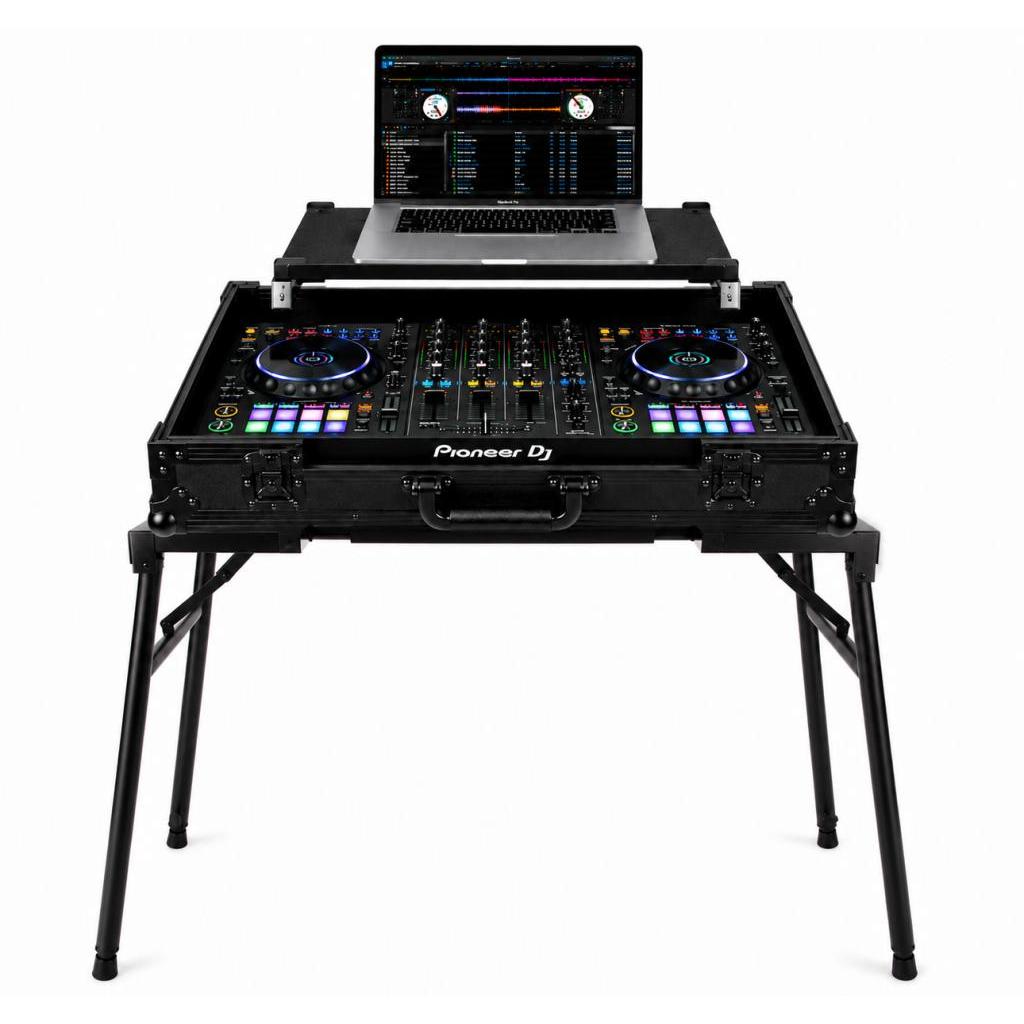 Mesa Dobrável DJ P/ Controladora CDJ Mixer Notebook Teclado Piano Profissional Aço