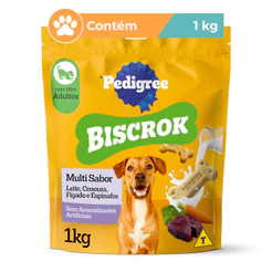 Petisco Pedigree Biscrok Adulto Multi Cães 1kg