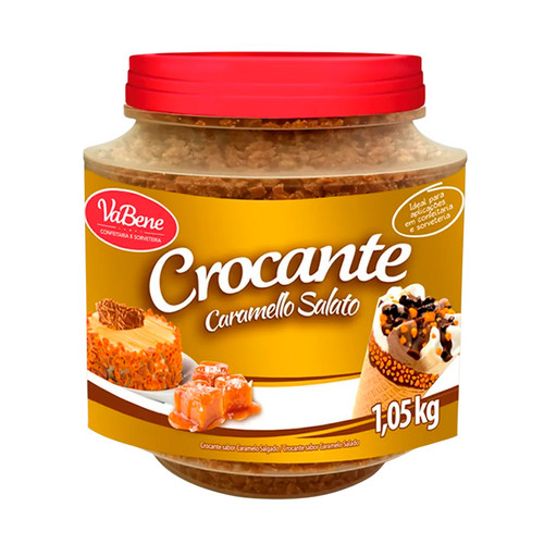 Crocante de Caramelo Salgado Pote 1,05kg Vabene