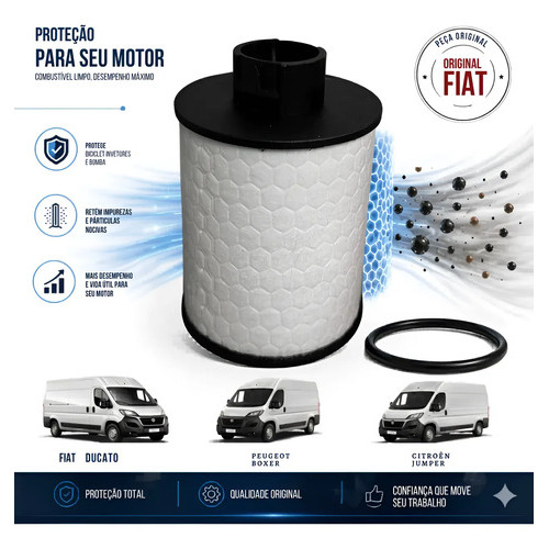 Filtro Combustível Original Fiat Ducato 2.8 2.3 2005 a 2017