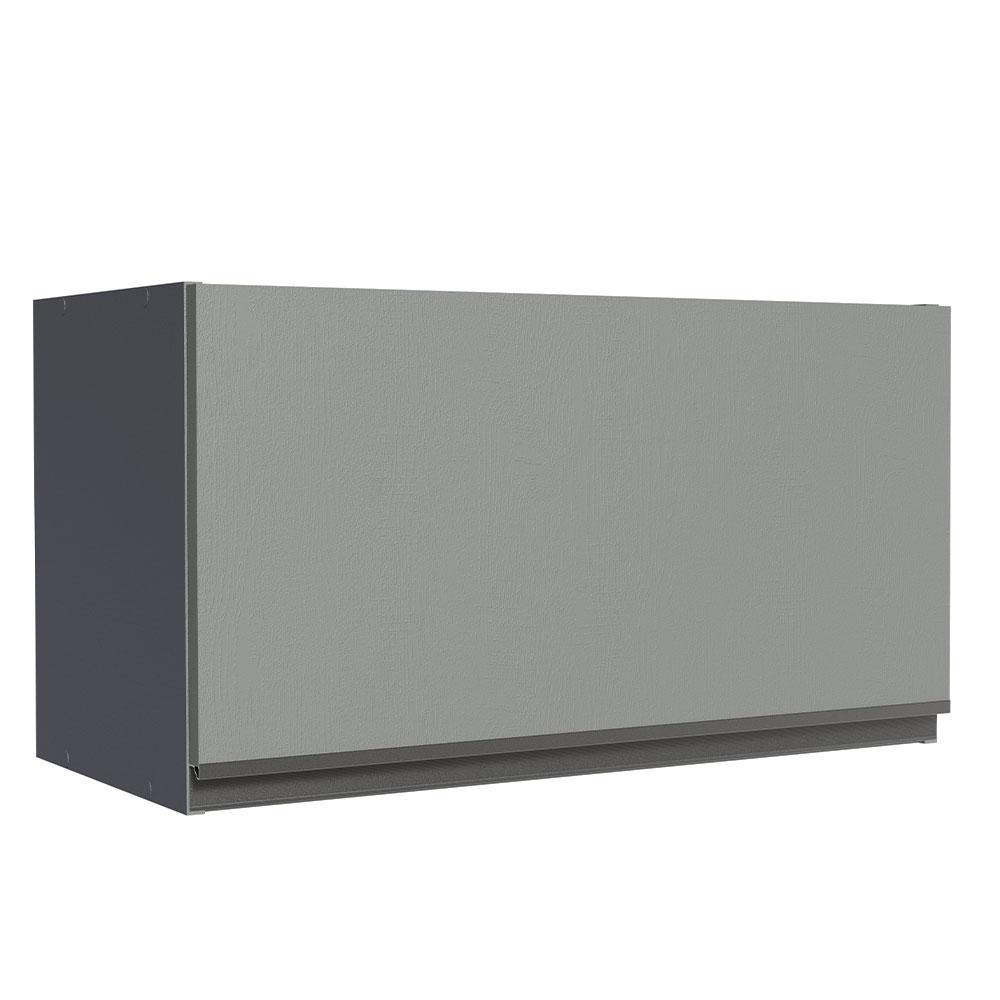 Armário de Cozinha Aéreo 60 cm 1 Porta Basculante Cinza Nice Madesa XJ