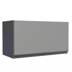 Armário de Cozinha Aéreo 60 cm 1 Porta Basculante Cinza Nice Madesa XJ