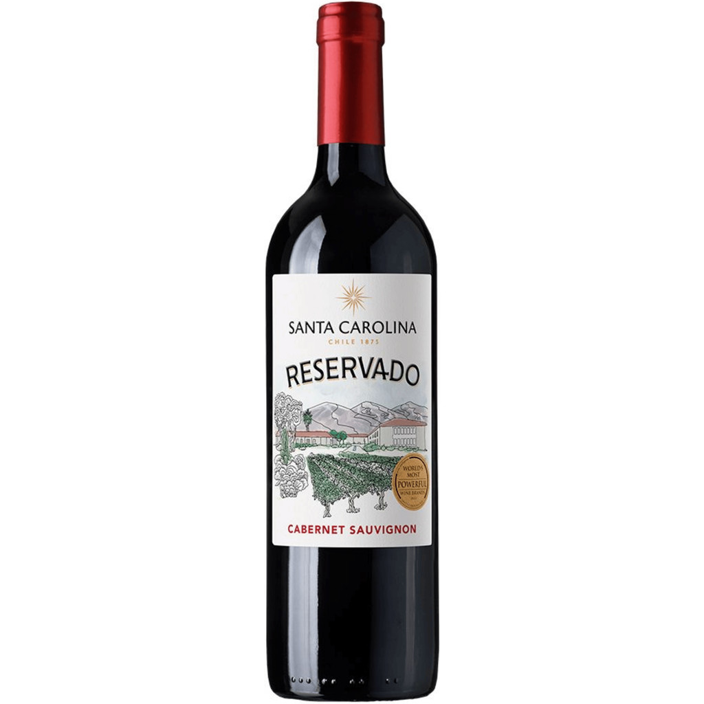 Vinho Chileno Tinto Meio Seco Santa Carolina Reservado Cabernet Sauvignon 750ml
