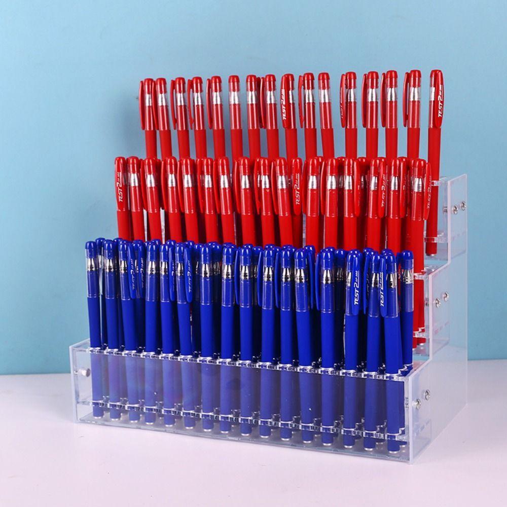 Suporte De Caneta  Mark , Prateleira De Exibição De Papelaria Tipo Escada Transparente , Pincel De Maquiagem Duráv