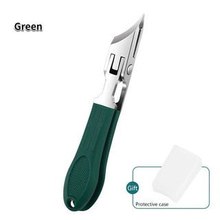 Cortador De Unhas Curvo De Aço Inoxidável , Para Mãos E Pés , Removedor De Cutícula Antiespuma .