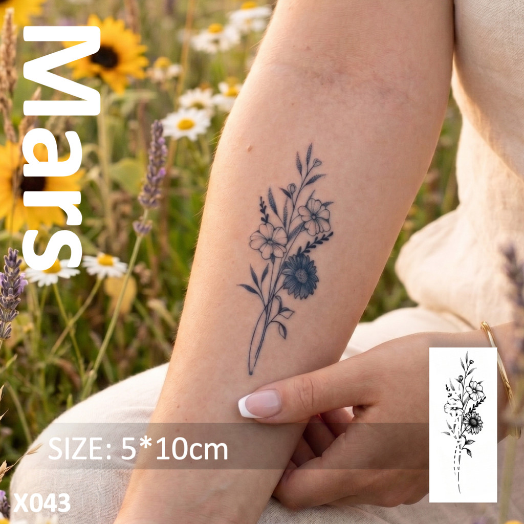 Mars Tattoonova Tecnologia Mágica , Longa Duração 2 Semanas , Tatuagem Semi-Permanente Temporária , Adesivo De Falsa , "