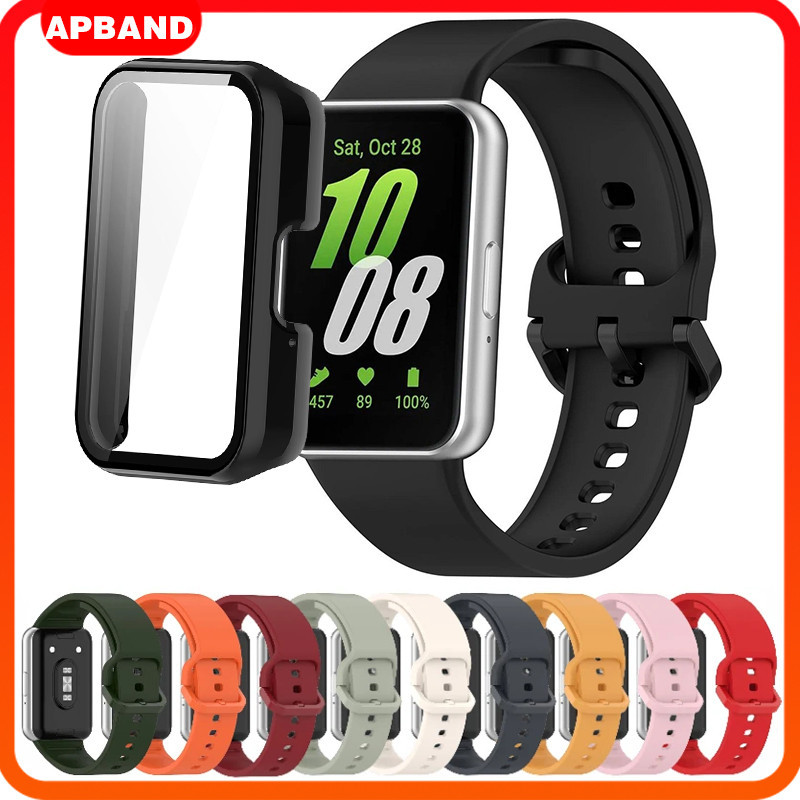 Pulseira Silicone Capinha Capa Case Com Vidro Para Relógio Smartwatch Samsung G